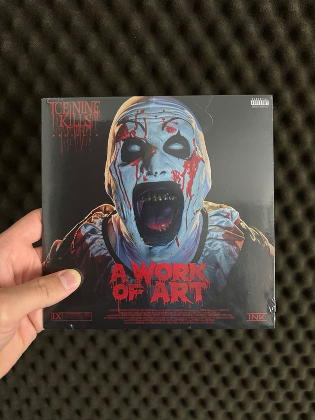 Ice cream Nine Kills A Work of Art Terrifier Vinyl 7” GITD