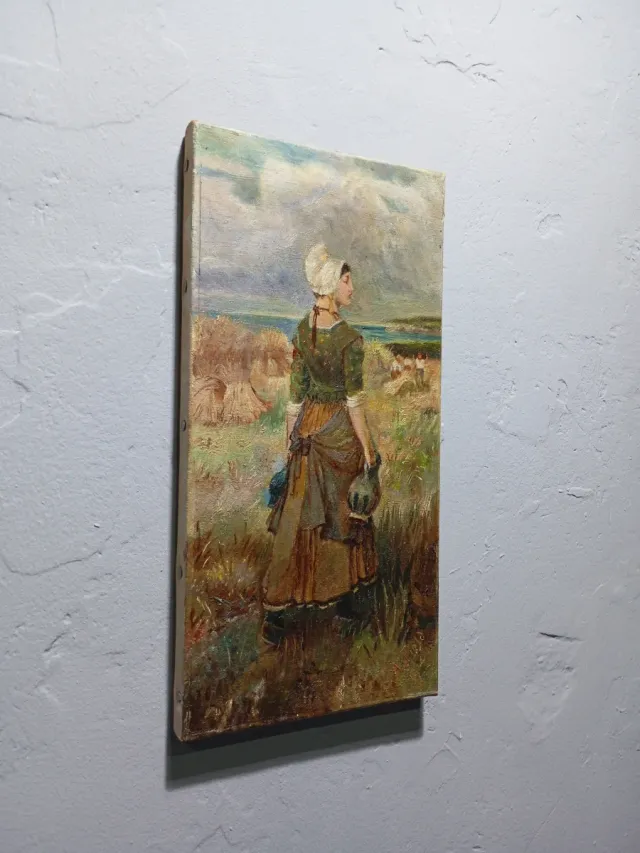 Óleo 1914 firma ilegible 