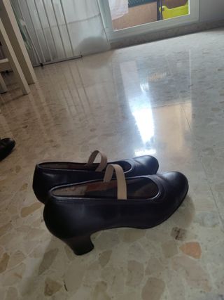 Tacones de baile Flamenco negros