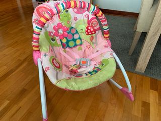 Hamaca Bright Starts Raspberry Garden