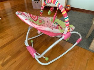 Hamaca Bright Starts Raspberry Garden