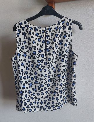 Top de Zara animal print