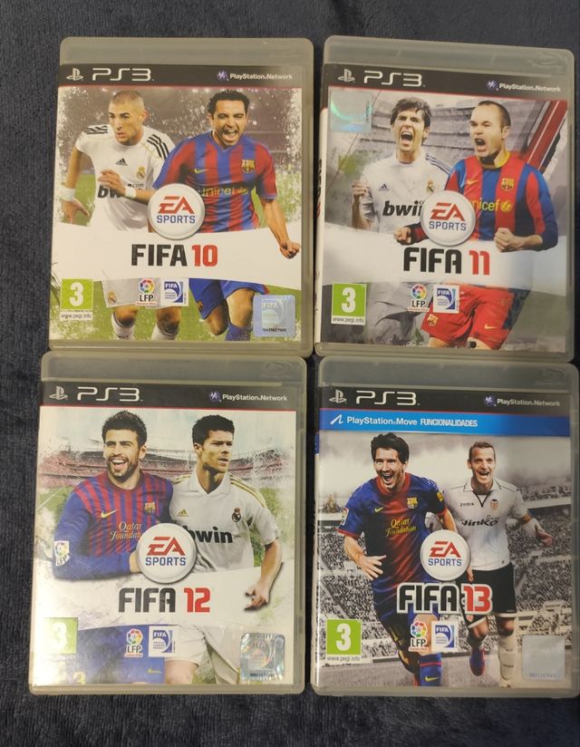 PACK FIFA PS3 (10, 11, 12, 13)
