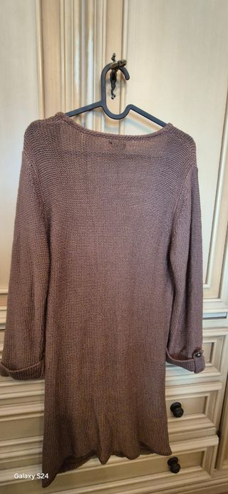 Cardigan Cotone Marrone