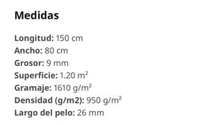 Alfombra Gris - Pelo Largo