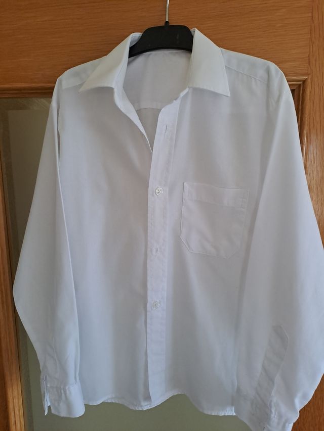 Camisa blanca 10 años - talla 30