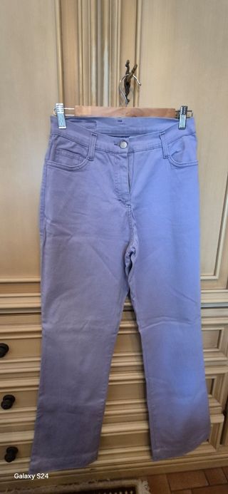 Jeans lilla elasticizzati