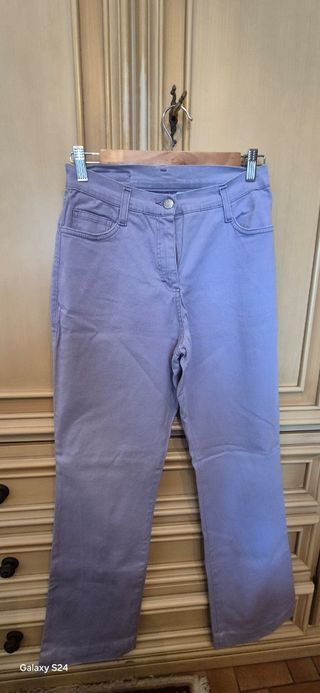 Jeans lilla elasticizzati