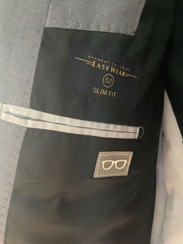 Americana gris hombre