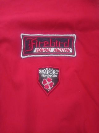 Camisa Seaport roja y blanca manga corta
