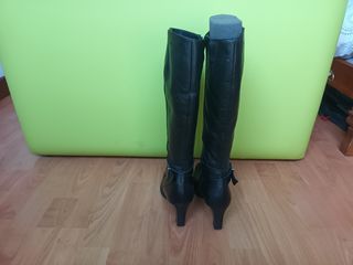 Botas tacón mujer negras 37