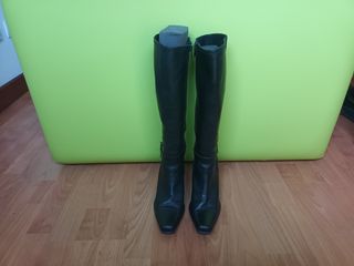 Botas tacón mujer negras 37