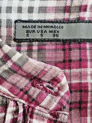 Camisa de cuadros Zara