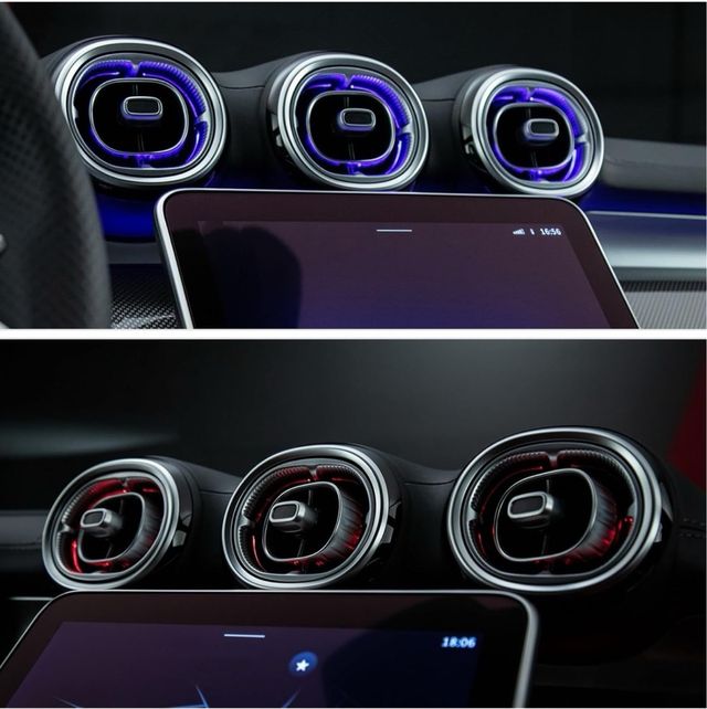 Juego luces ventilación Clase C W206 2022+