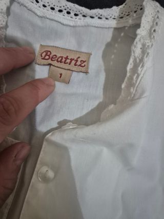 Traje huertana bebe niña
