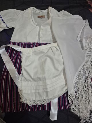 Traje huertana bebe niña
