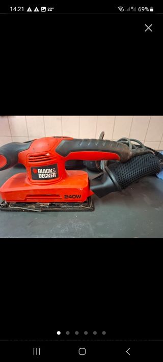 Lijadora Black+Decker 240W