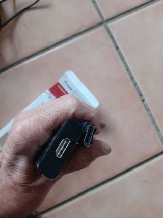 Adaptador displayport macho a hd15 vga h