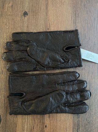 Guantes Piel Marrón - Moto
