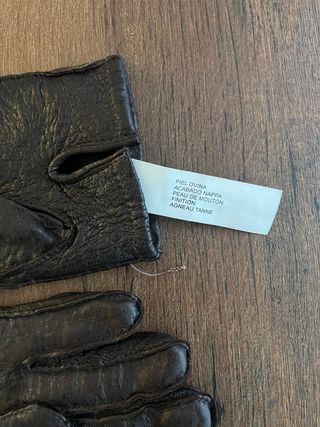 Guantes Piel Marrón - Moto
