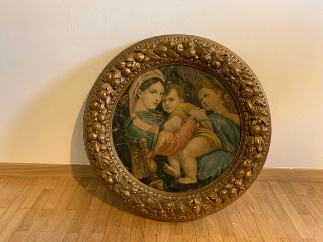 Riproduzione museale Madonna della Seggiola