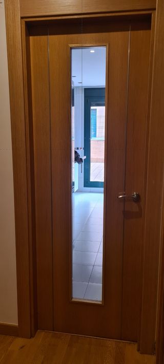 Lote de 6 Puertas de madera maciza 