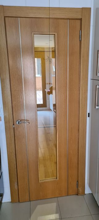 Lote de 6 Puertas de madera maciza 
