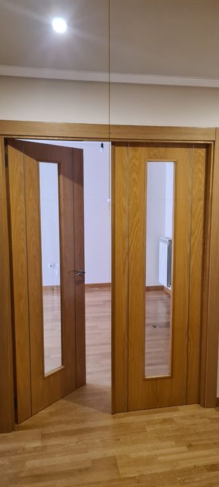 Lote de 6 Puertas de madera maciza 