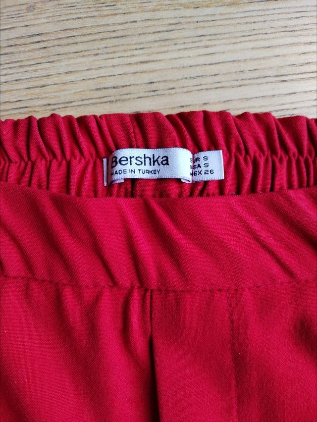 Pantaloni rossi Bershka - tg. S