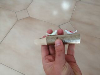 Flauta de madera artesanal