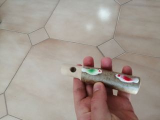 Flauta de madera artesanal