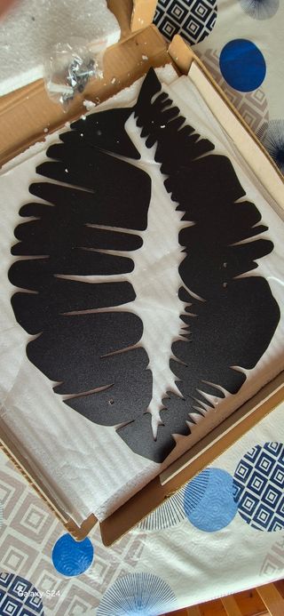 Labbra metallo - Decorazione murale