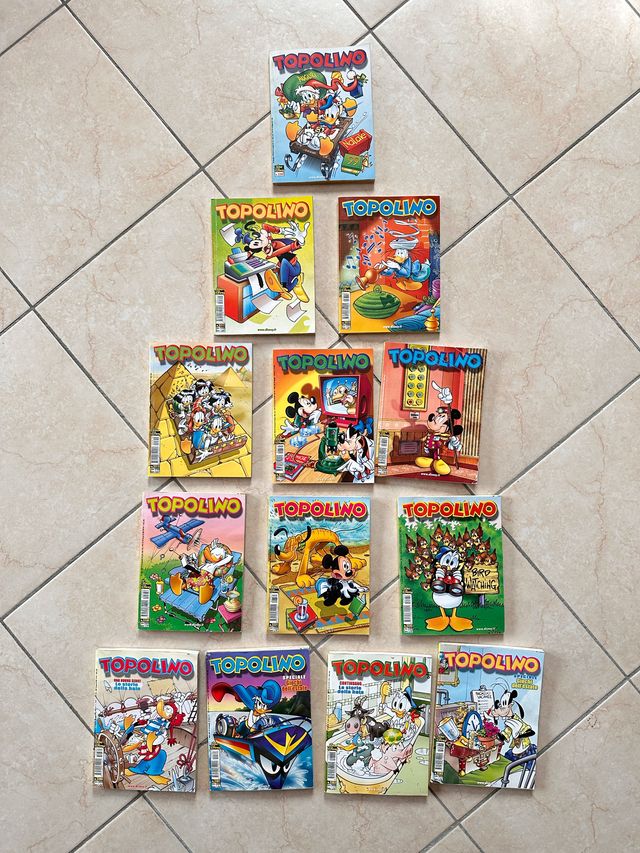 Lotto 13 Fumetti Topolino anni 1999/2001