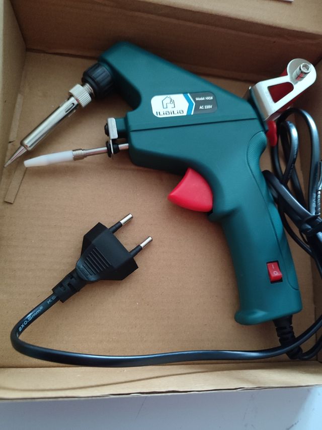 Pistola soldador estaño 60w