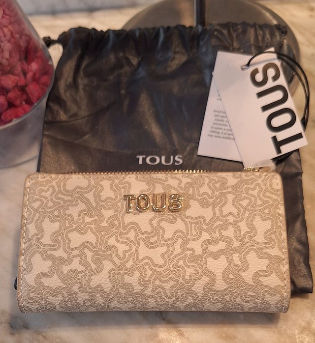 Monedero TOUS Kaos Mini beige