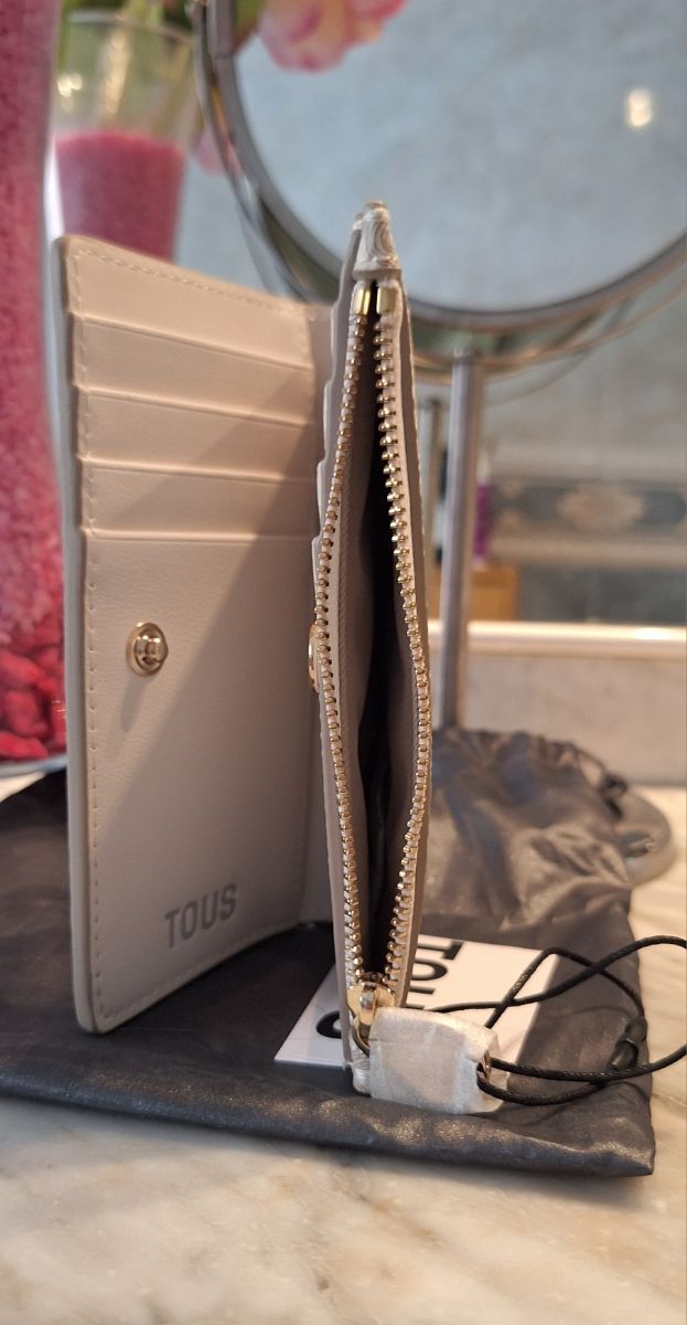 Monedero TOUS Kaos Mini beige