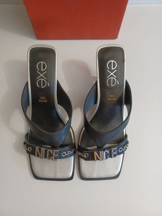 EXE mules JOSEPHINE-011, talla 38 plantilla 24cm