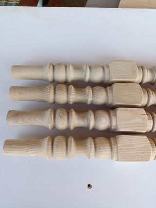 Patas madera para mesa 