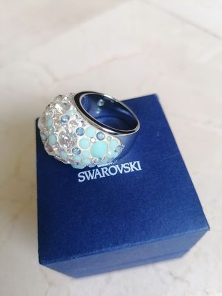 Anillo bimaterial Swarovski 