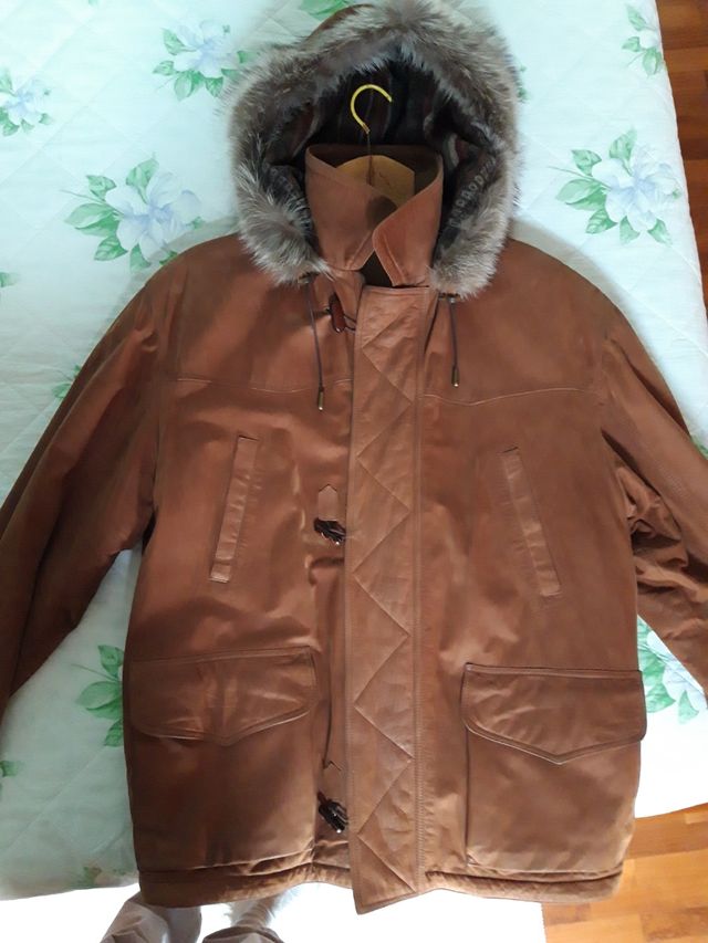 Giaccone scamosciato marrone Creazioni Esclusive