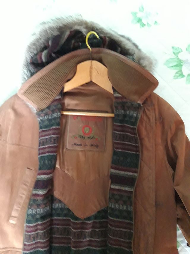 Giaccone scamosciato marrone Creazioni Esclusive