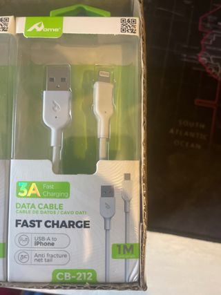 Cable iPhone   3A Carga Rápida - 1m