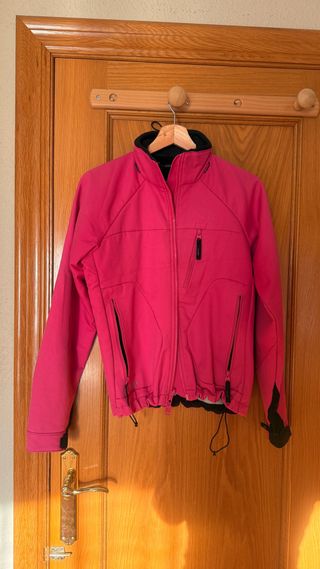 Chaqueta Columbia rosa mujer