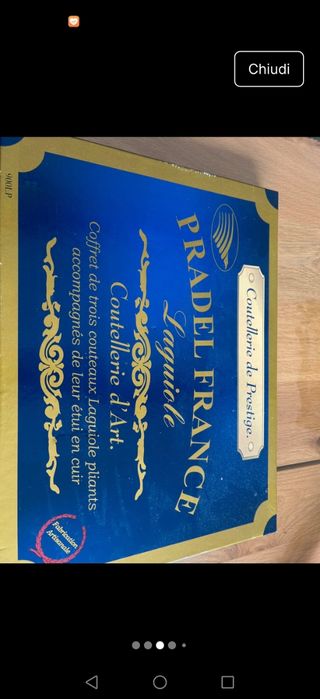 Cofanetto 3 coltelli Laguiole confezione lusso