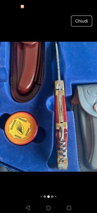 Cofanetto 3 coltelli Laguiole confezione lusso