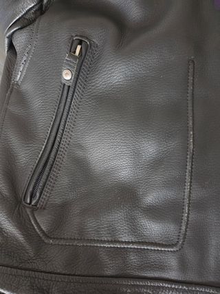 CHAQUETA MOTO CUERO MARCA REV'IT! TALLA "50"