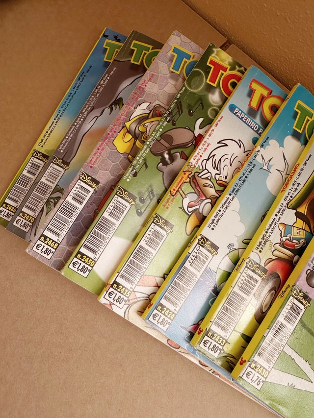 Lotto di 8 Topolino anno 2002/2003