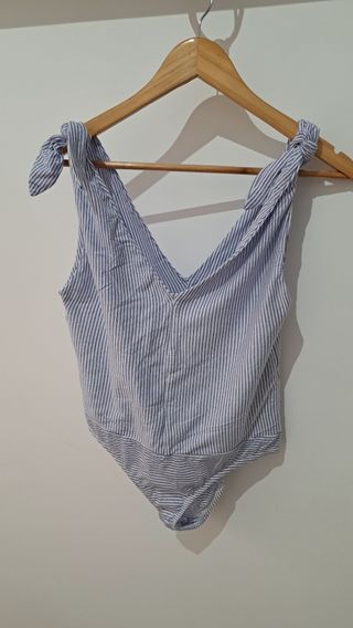 Body rayas Zara - Azul/Blanco - Talla M