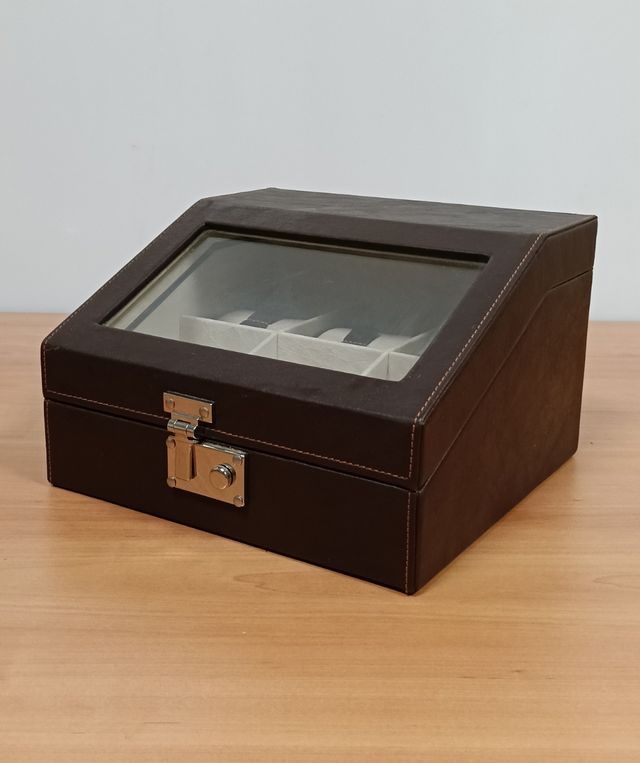 Caja relojes - 6 compartimentos