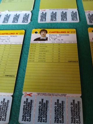 8 Cartellini Campionissimi 1984-85